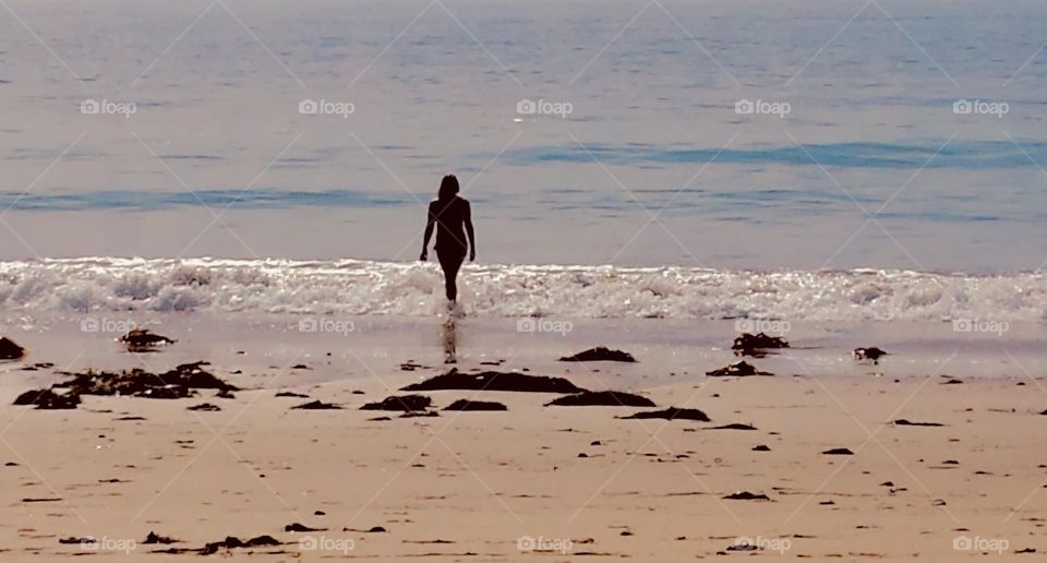 Beach body silhouette 