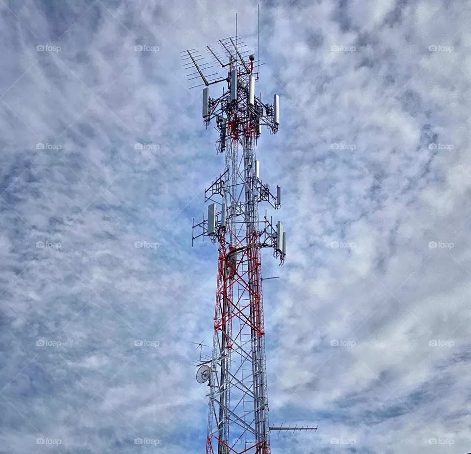 Cell phone communications tower