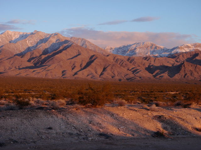 Desert sunset 