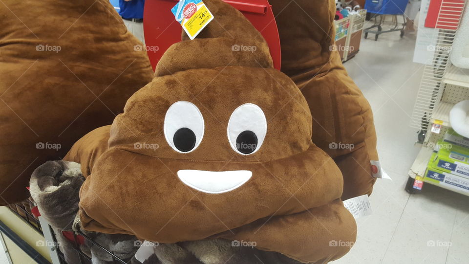 Poop Emoji dogbed... everyday we drift further from God's light. lol