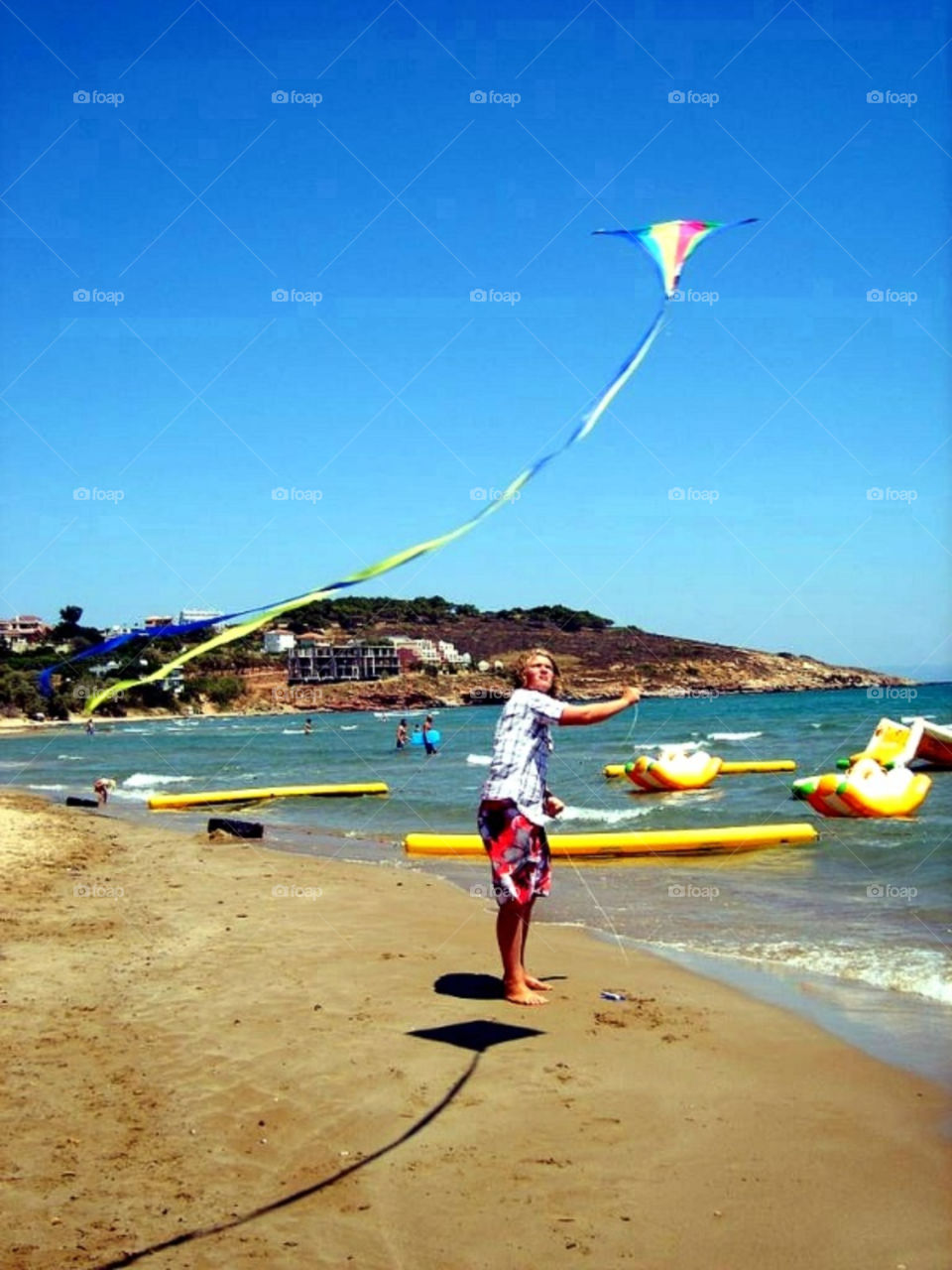 beach people summer children by merethe