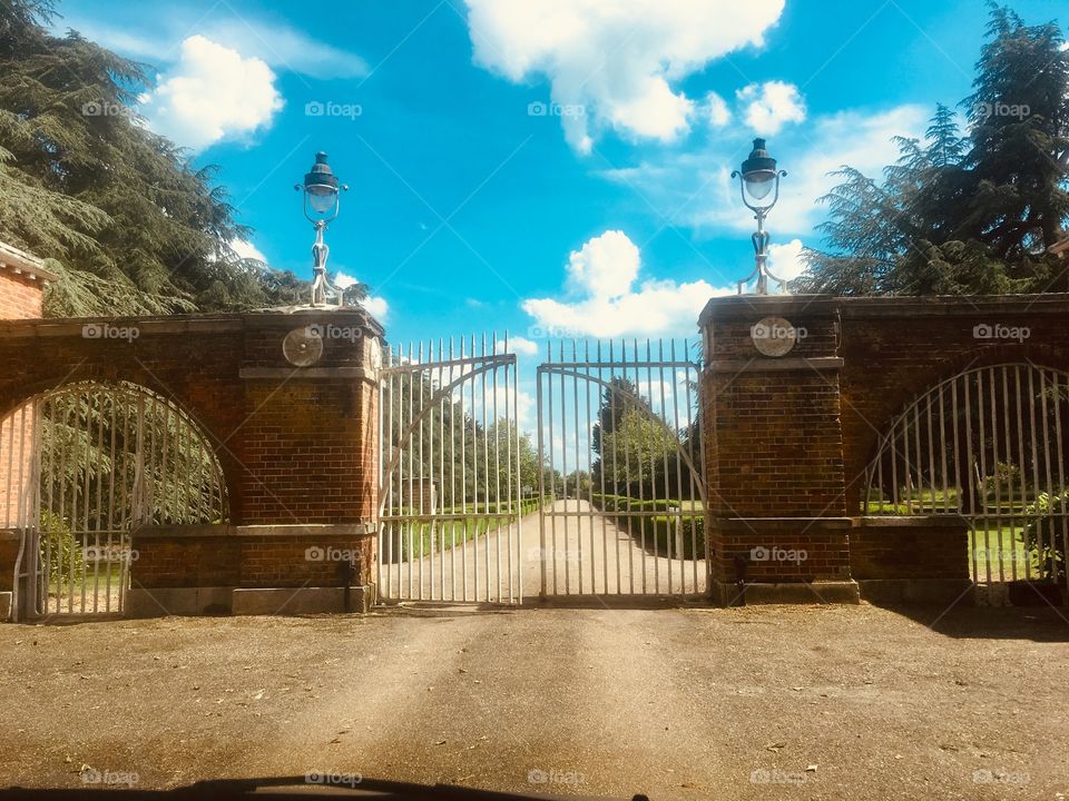 Gate at Brocket Park, Hertfordshire 