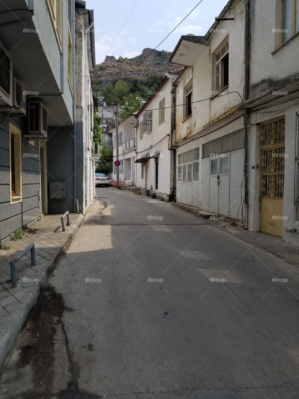 old narrow streets of Fethiye Turkey