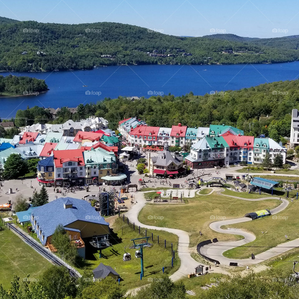 View from the top of the mountain