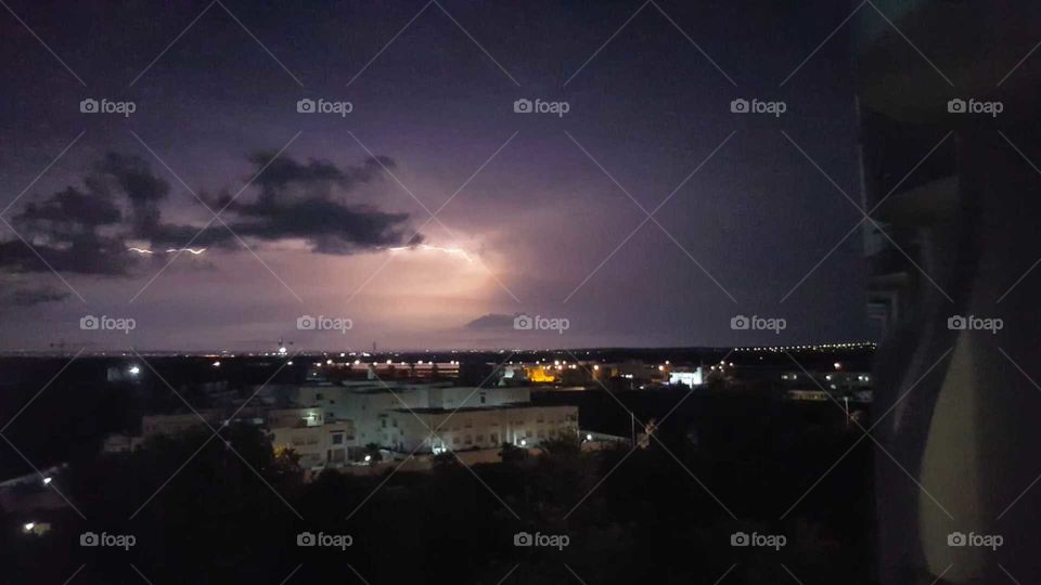 Lightning in Tunisia