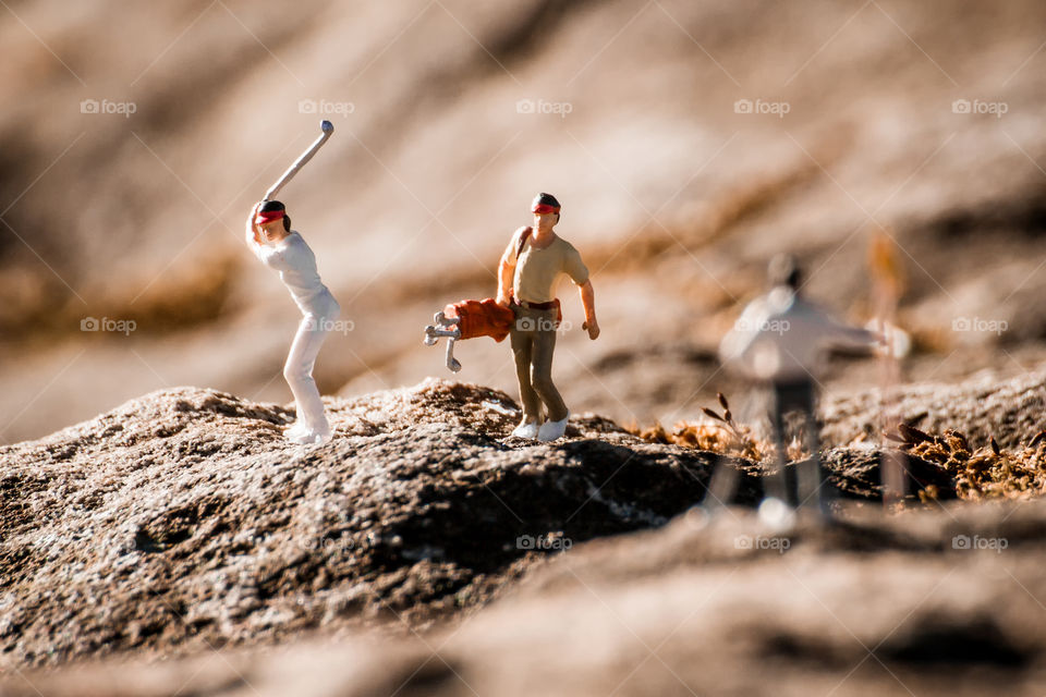 golfer. toy figure 