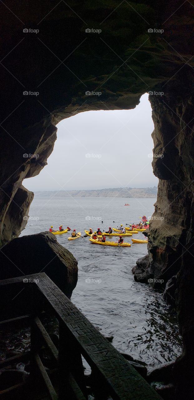 kayak cave