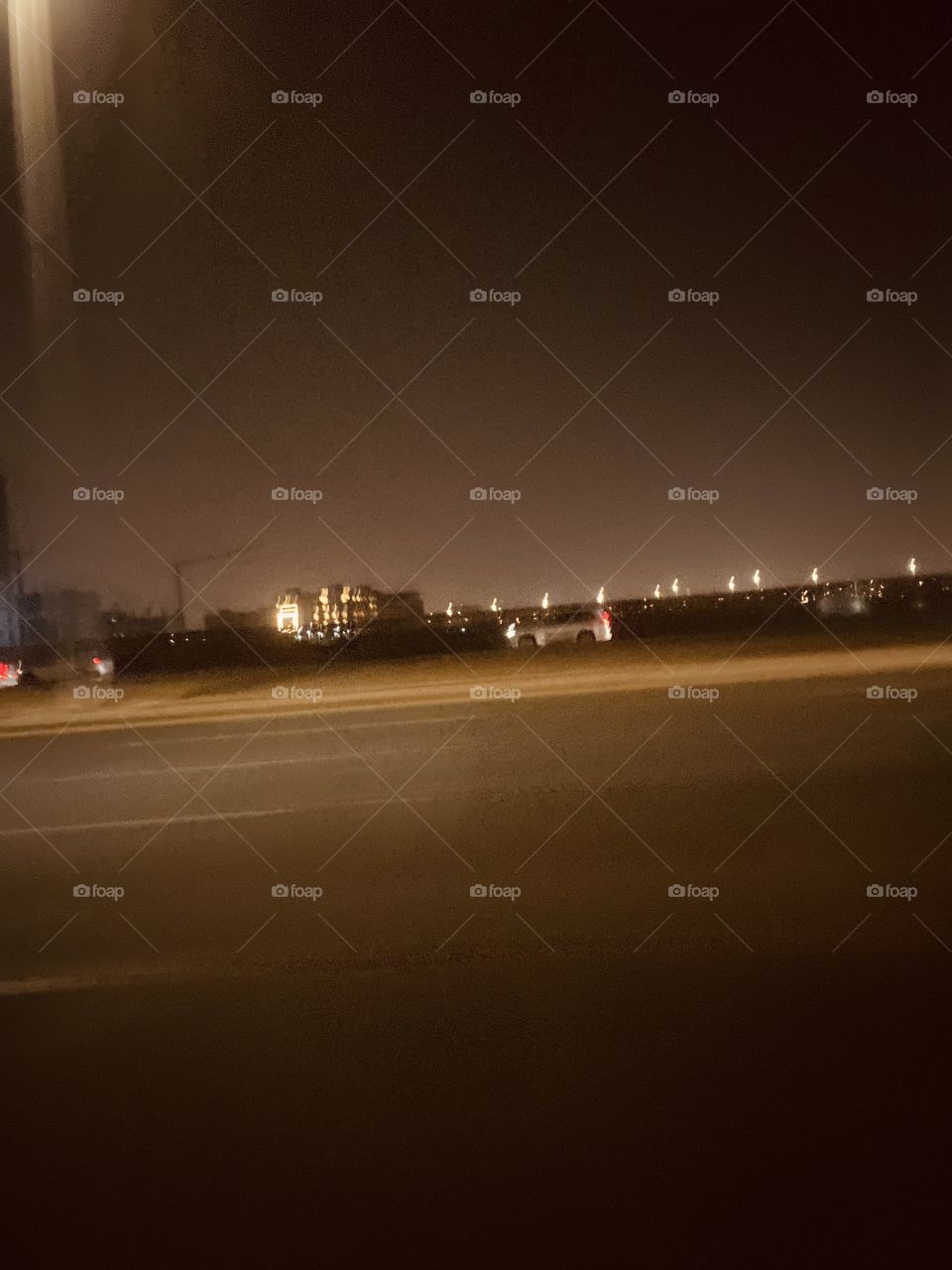 Street view in Jeddah at night 