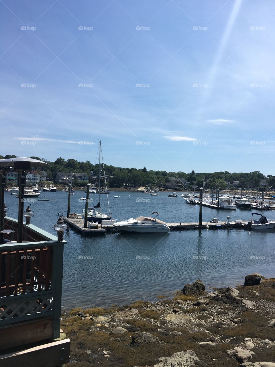 Small fishing town in southern Maine 