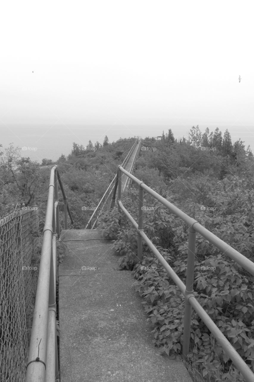 No Person, Landscape, Fence, Road, Nature