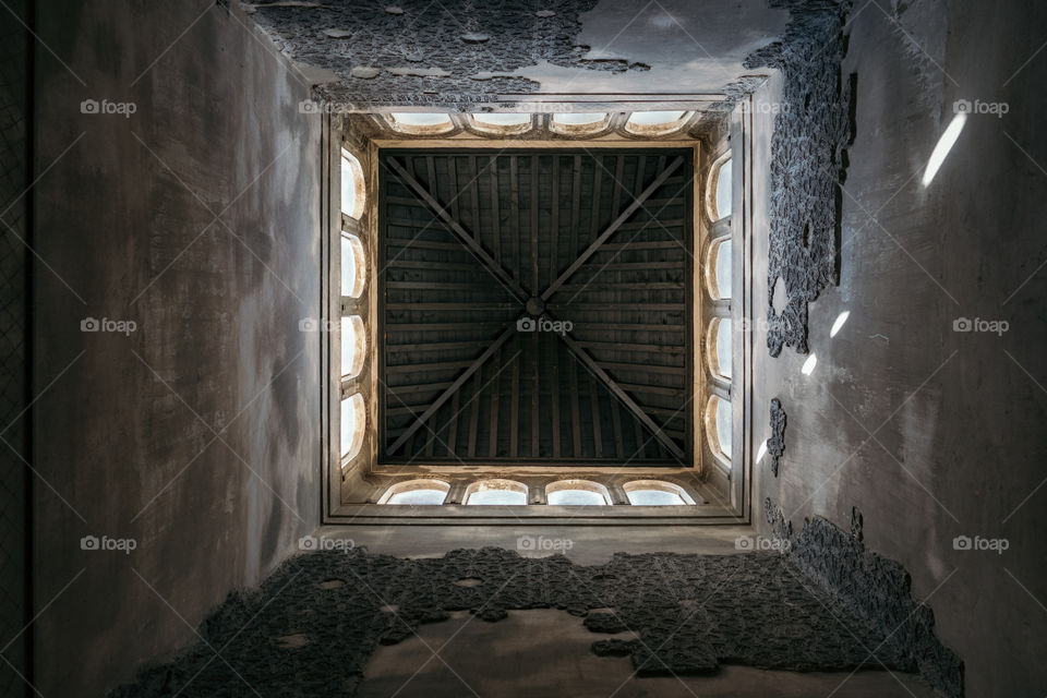 Looking up in Alhambra 