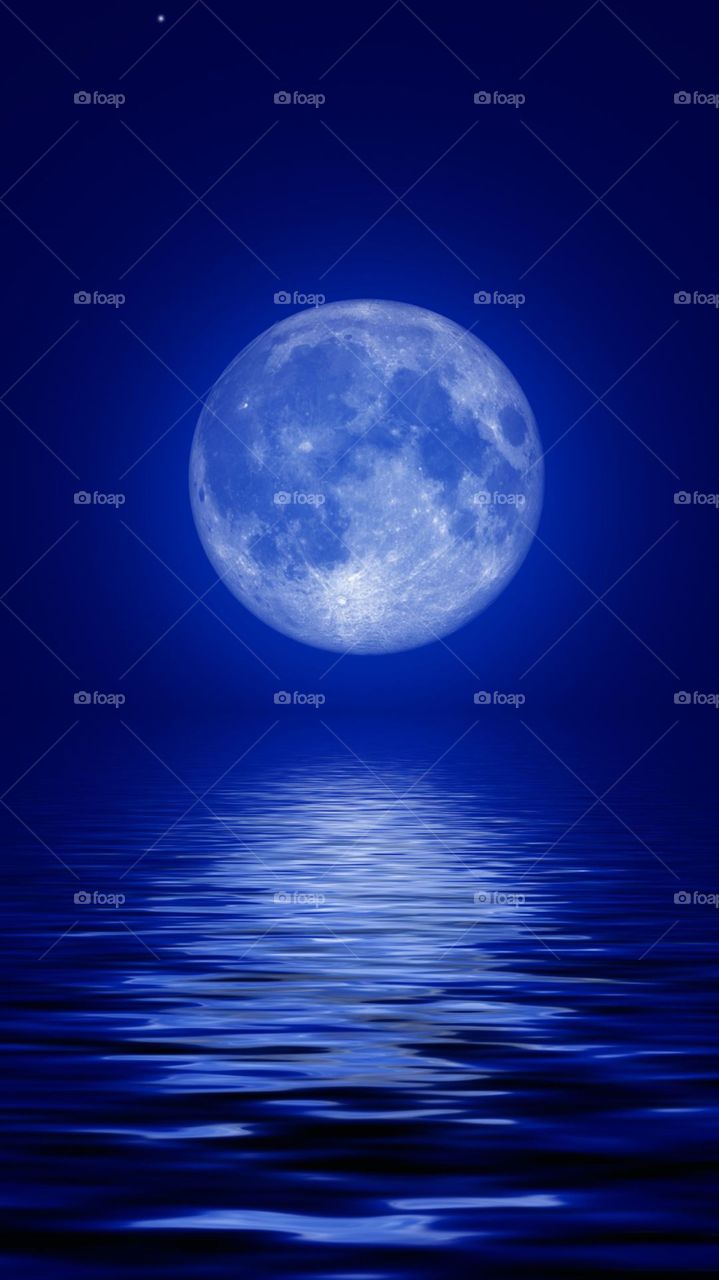 Full Blue moon