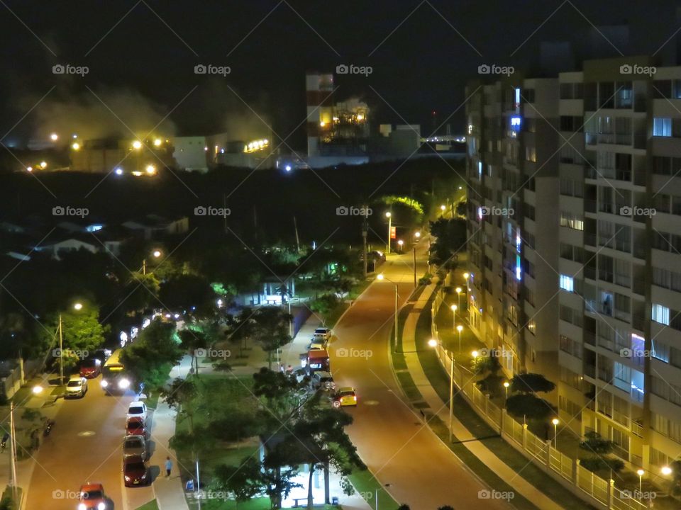 View of Barranquilla by night - 2