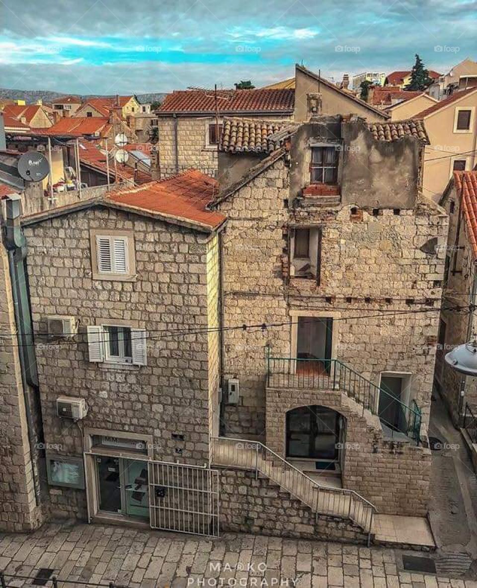 Split city from croatia