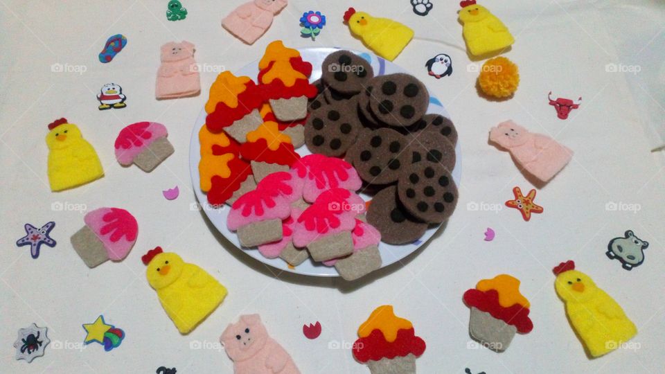 Juegos didacticos de fieltro