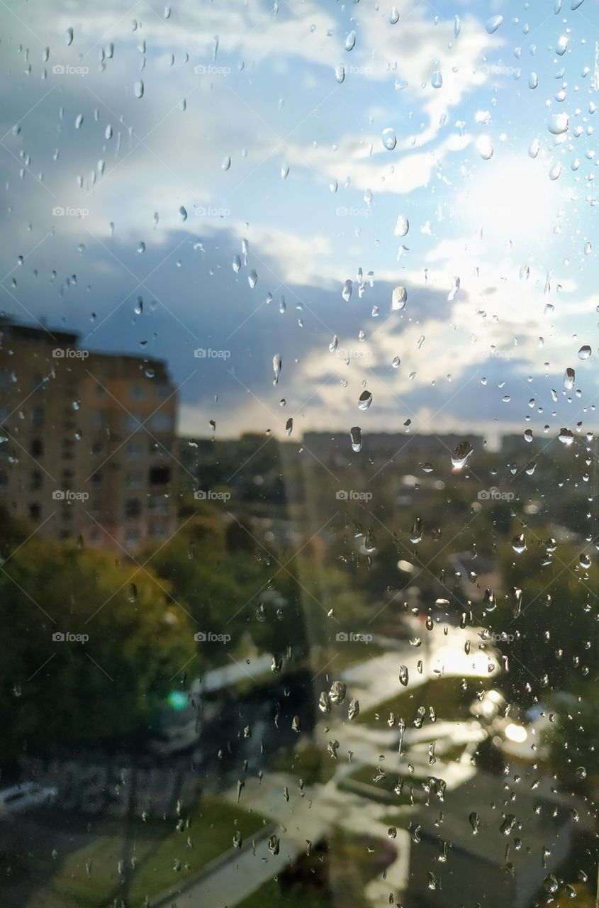 Rain and sun