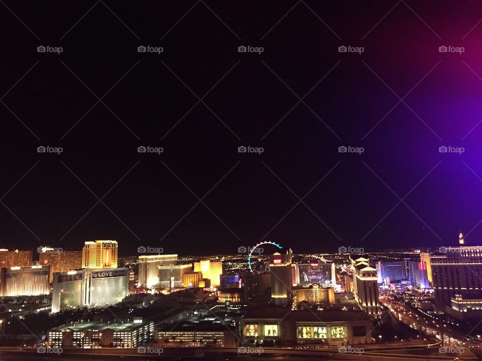 Las Vegas Night view 