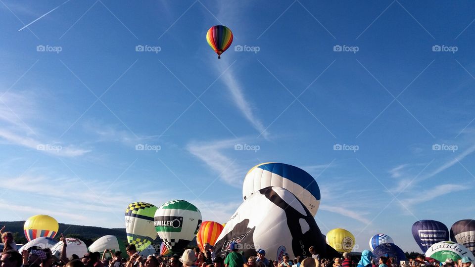 hotair balloon race