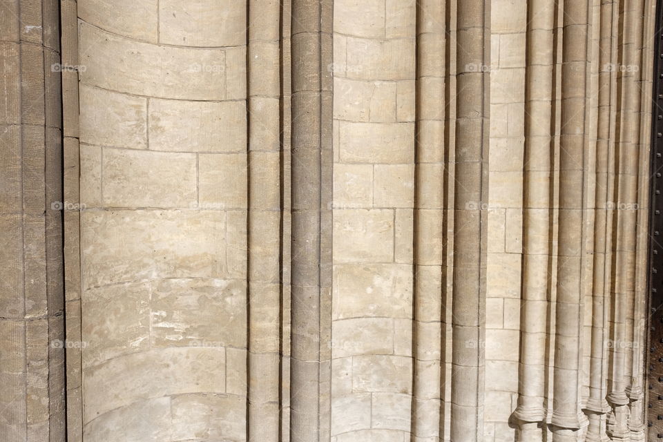 Wall of Cathedral Antwerp