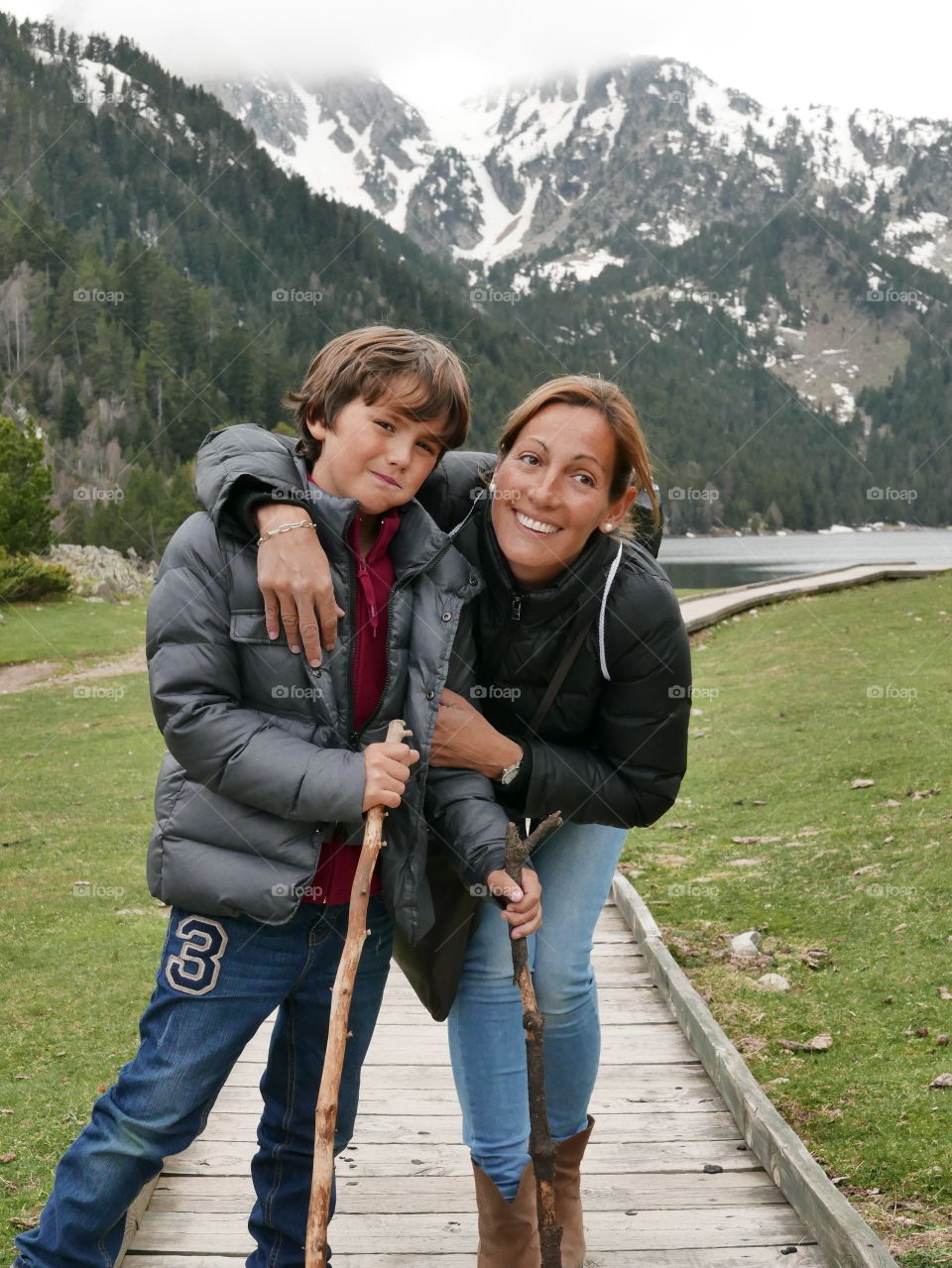 family mountain excursion