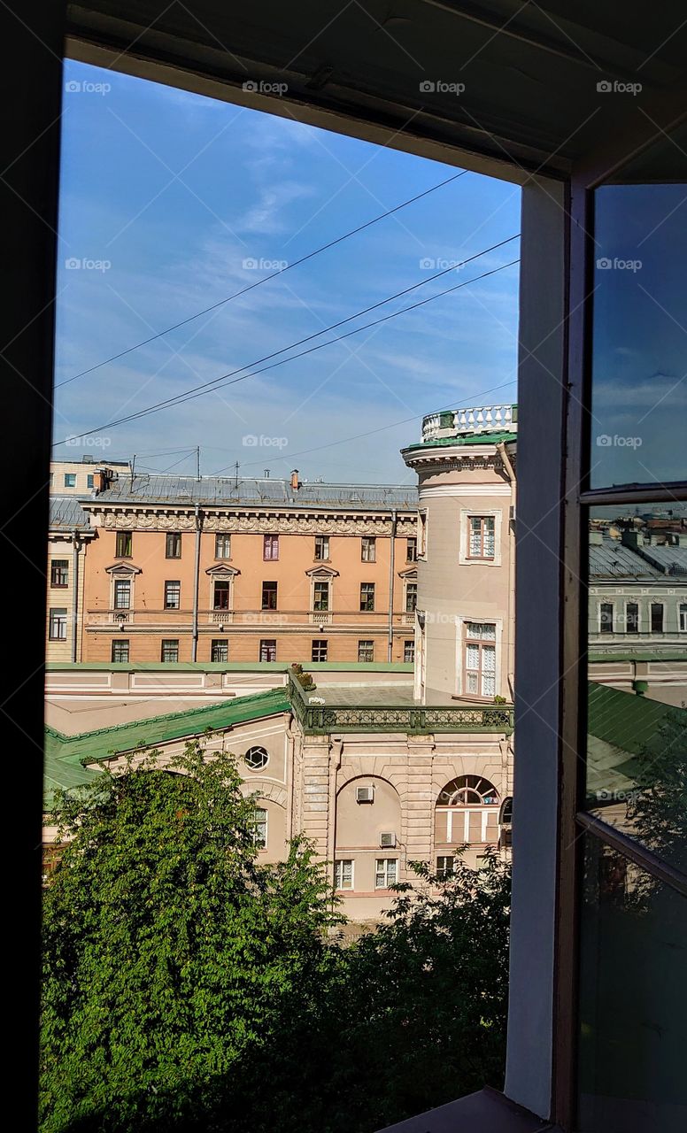 Back yard of the Mariinsky Palace, St. Petersburg, Russia