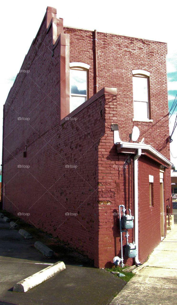 corner brick building