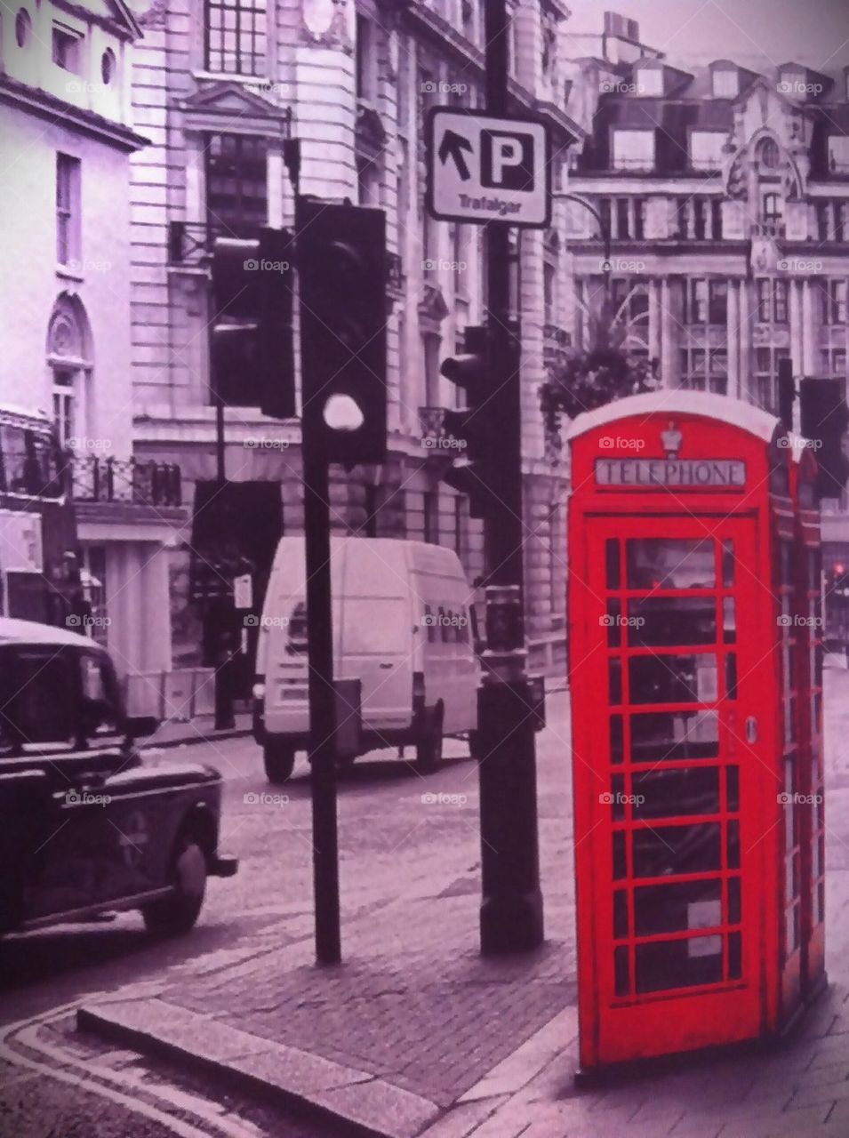 Red Telephone in London 