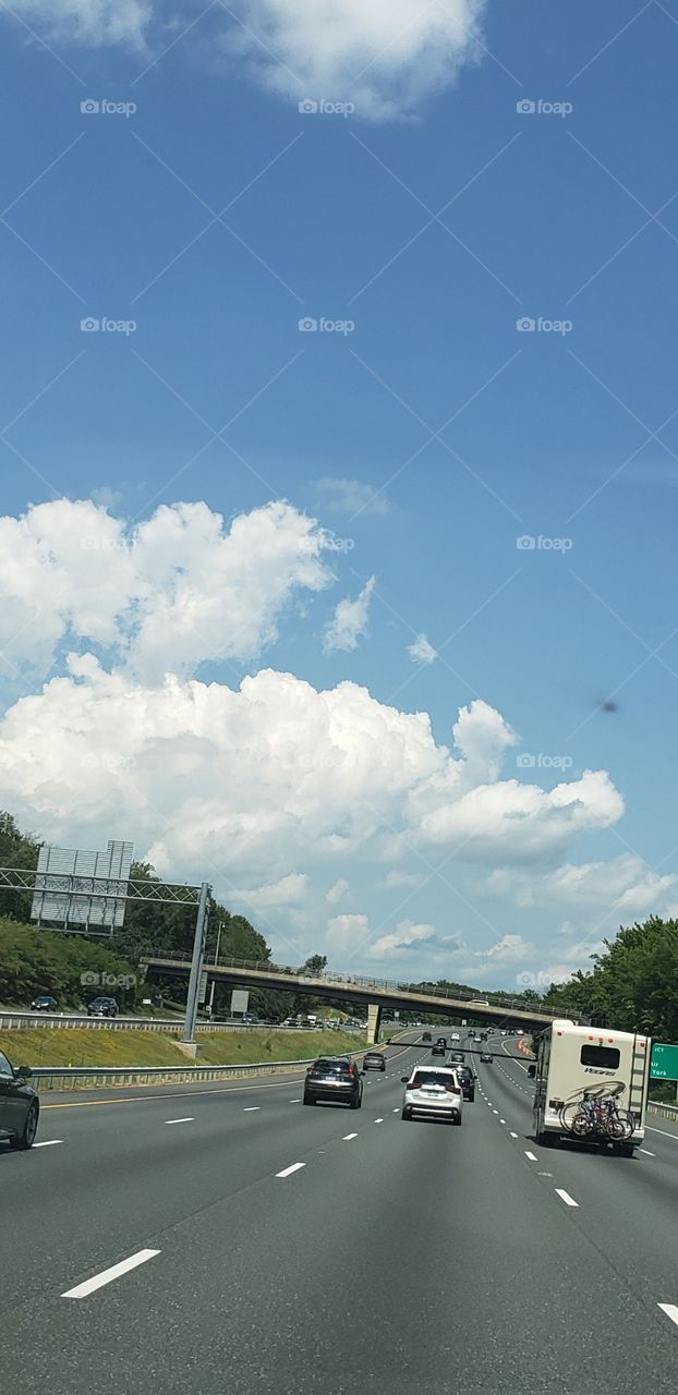clouds highway