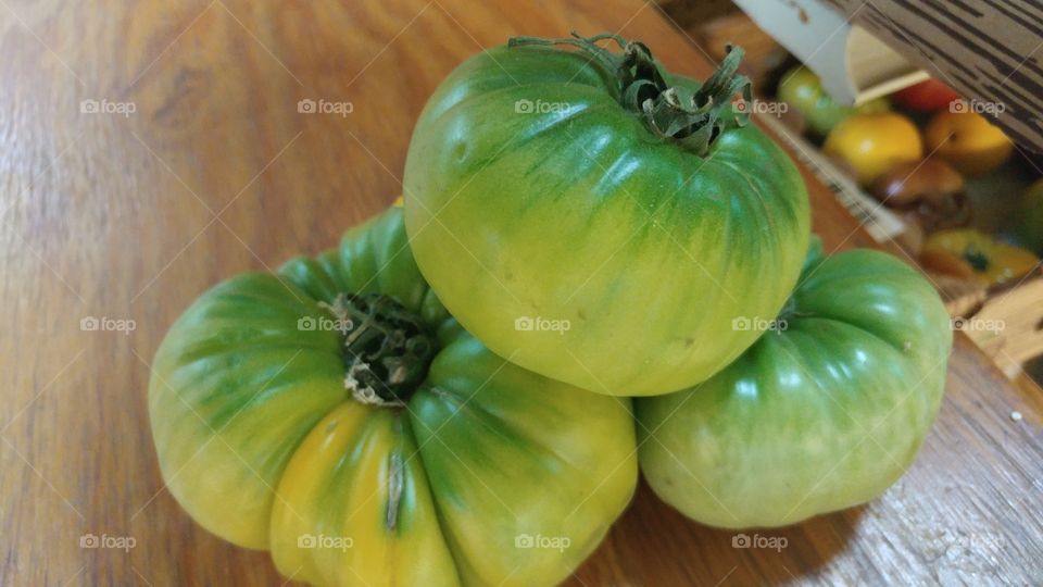 Green Heirloom Tomatoes
