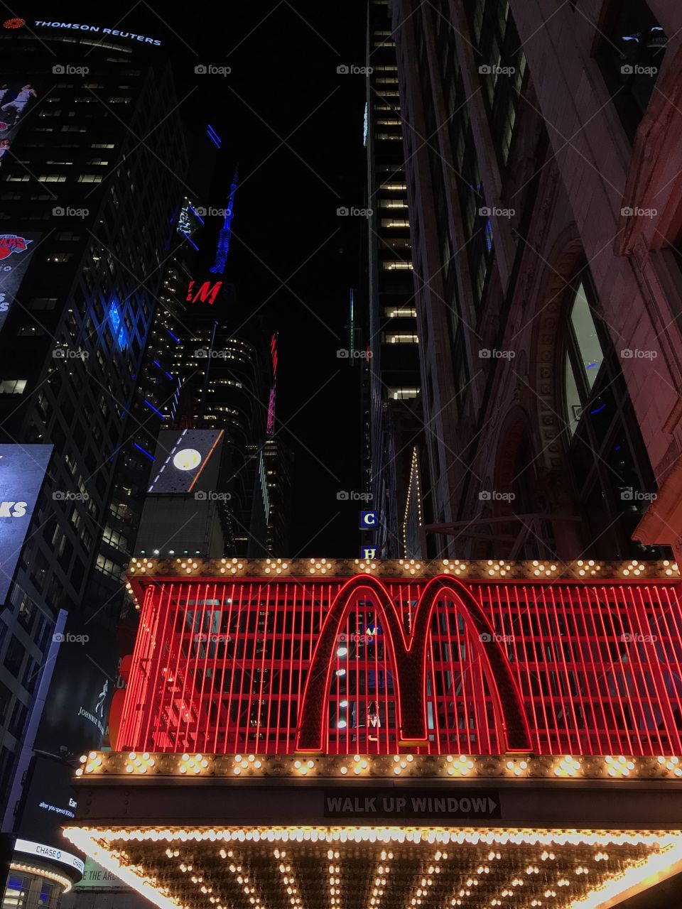 McDonald’s sign, Broadway style! @NY @BigApple @McDonald’s @ Broadway