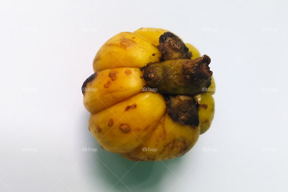 Garcinia Cambogia on White Background