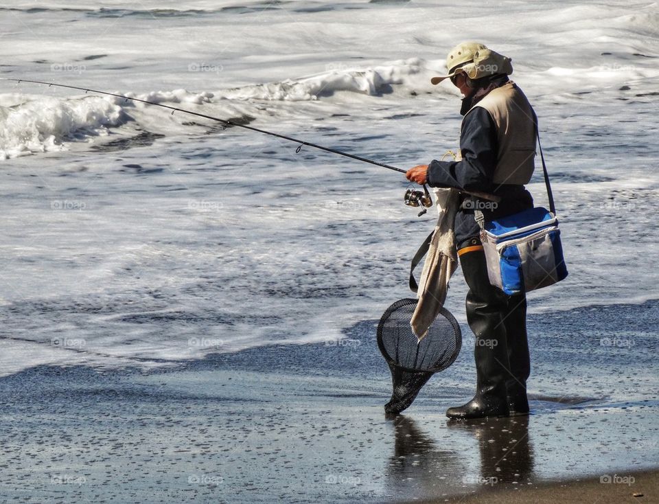 Fisherman At The Seashore
