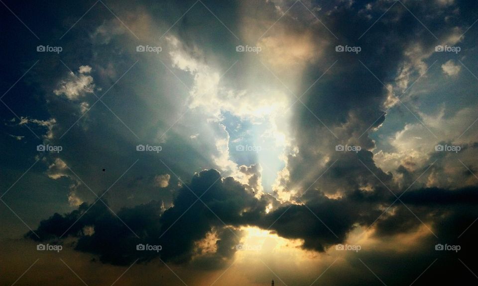 sun cloud