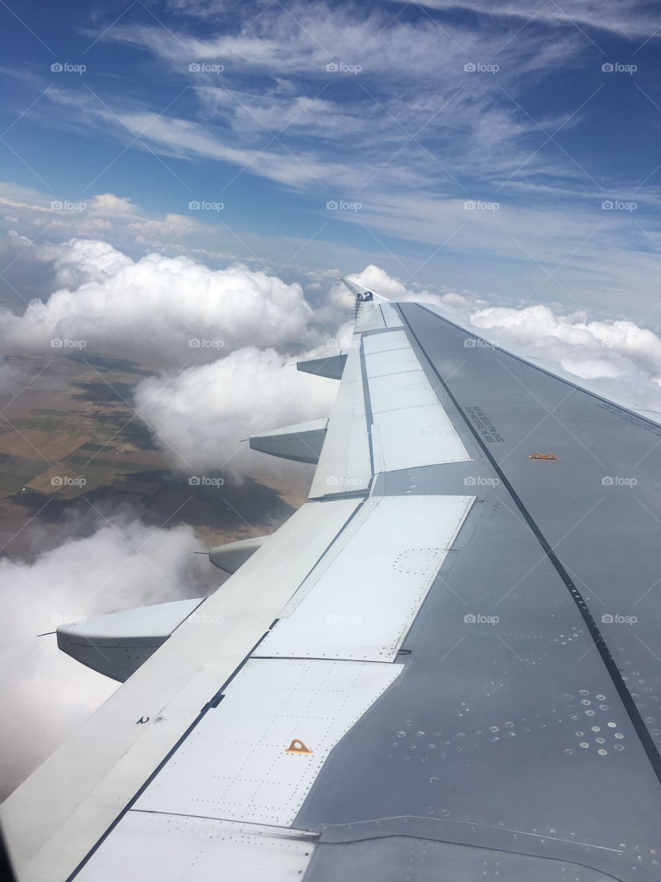 Flying amongst the clouds