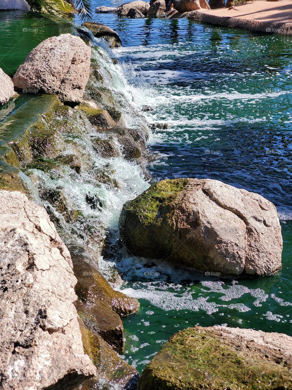 Big Rocks at the Waterfall
