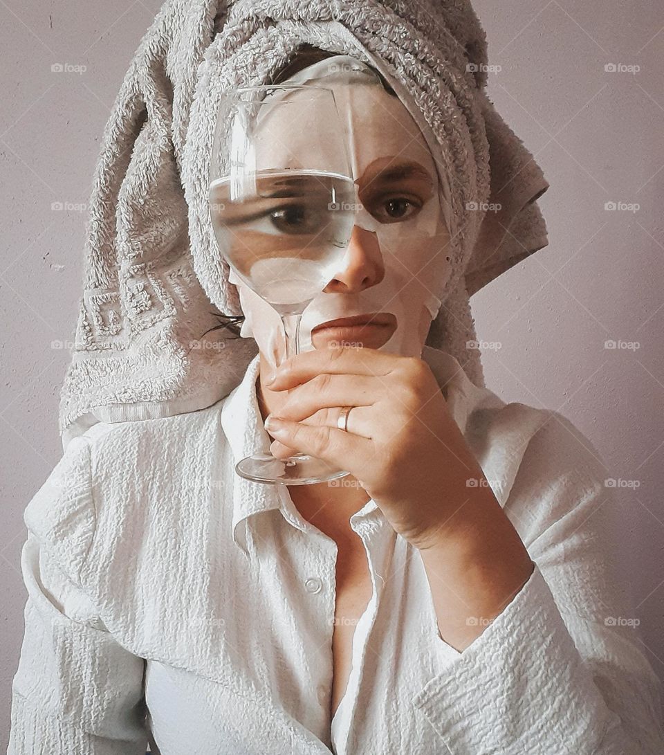 Crazy morning portrait