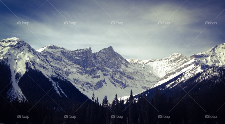 View of snowymountain