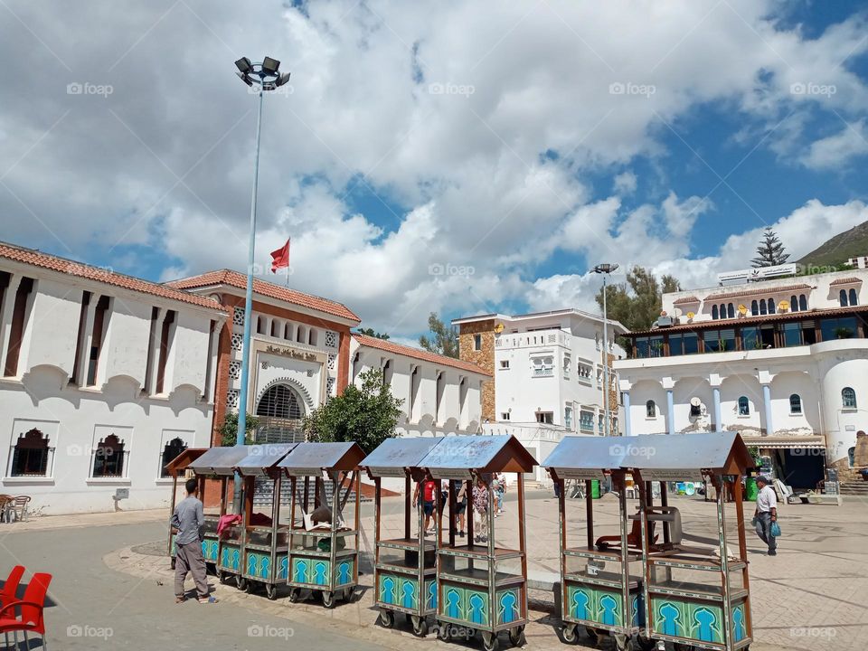 Chefchaouen city in morocco