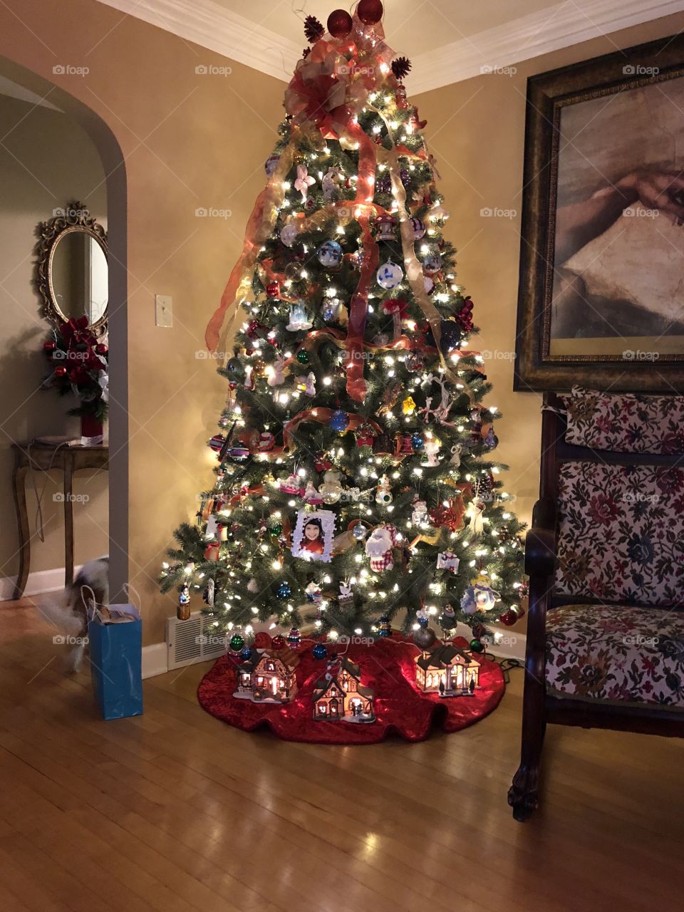 A beautiful Christmas tree 