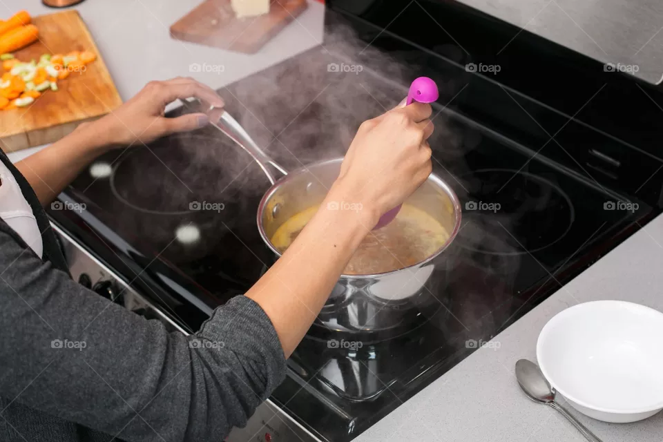 Preparing the dishes