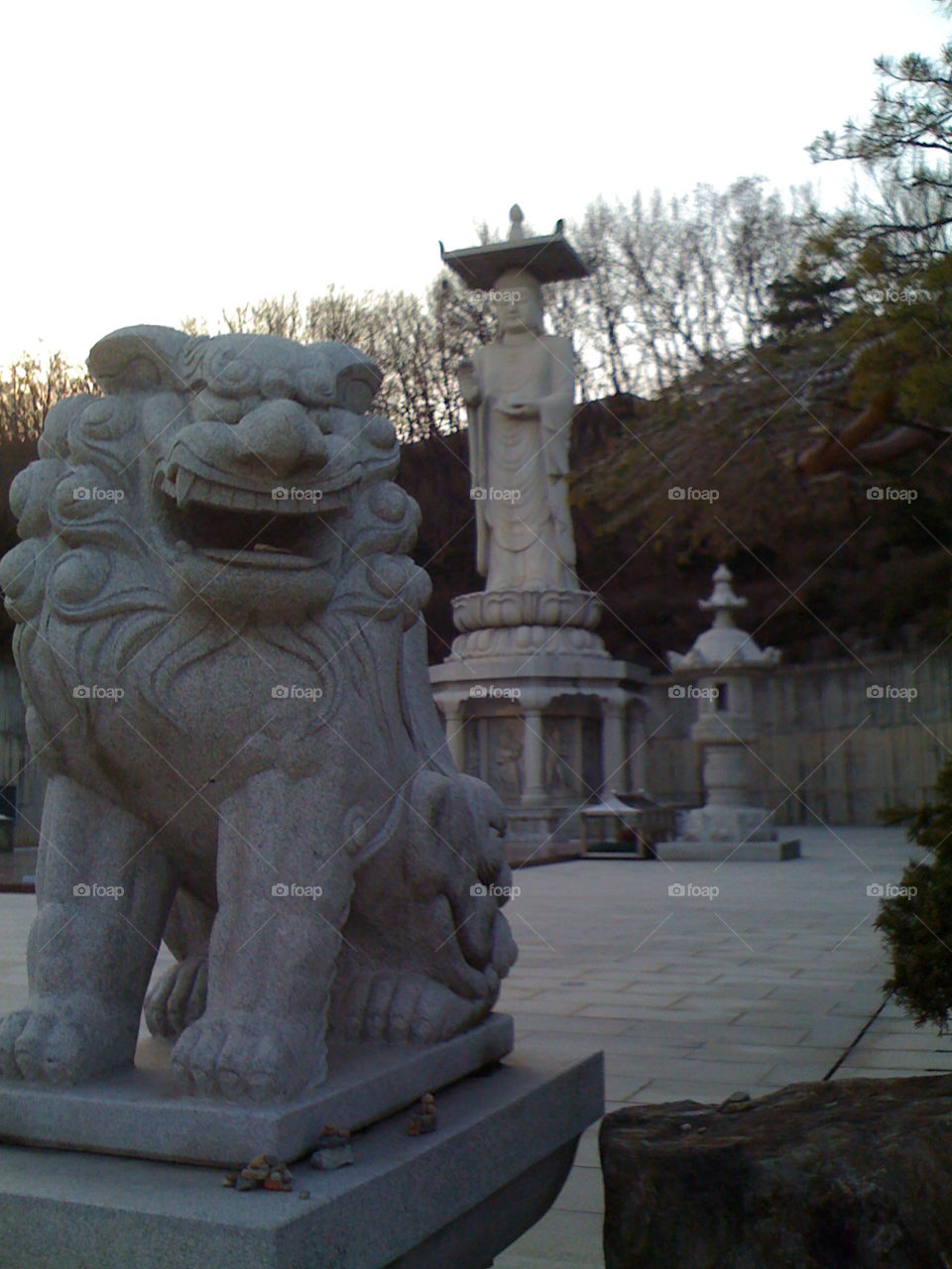 Statues at a Buddhist temple