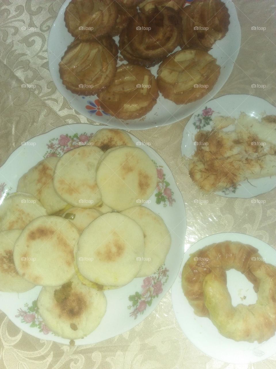 Moroccan table in Ramadan month.