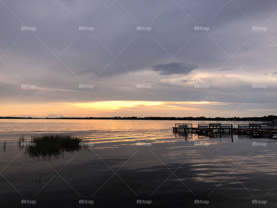 Sunset on Lake Dora, Florida 