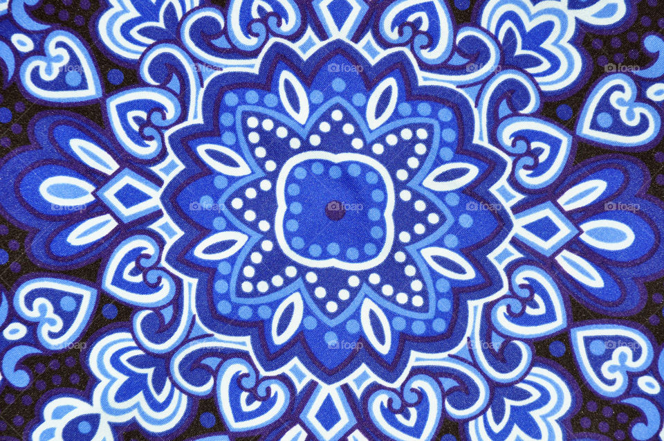 Graphic fabric pattern. 