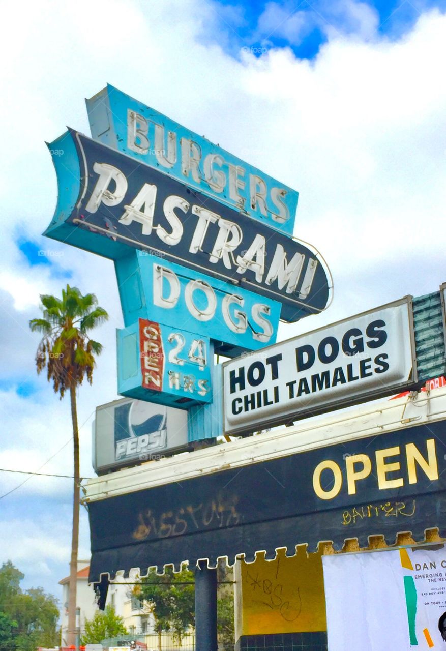 L.A. Neon - an abandoned but historic neon sign in LA’s West Adams district.