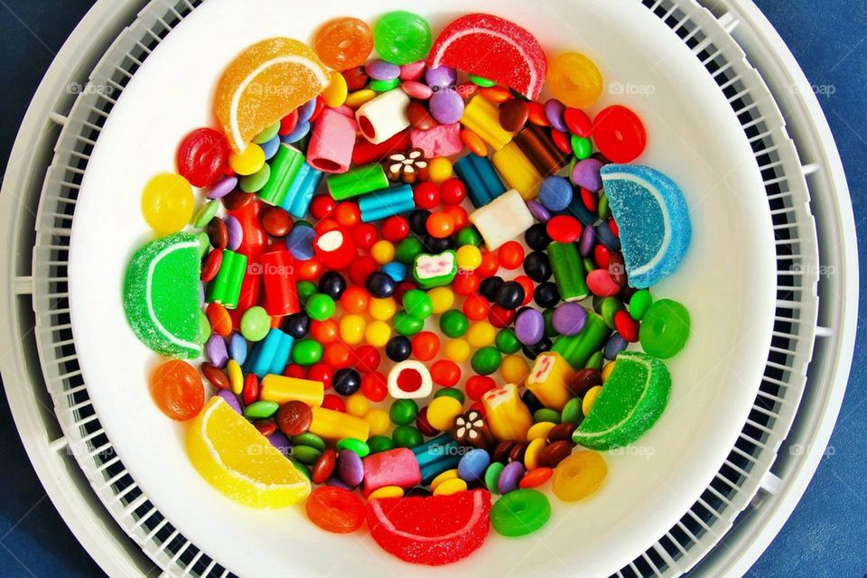 A Bowl Of Colorful Candies