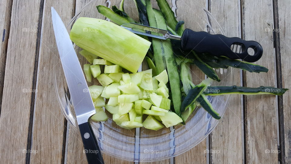 Peeled Cucumber