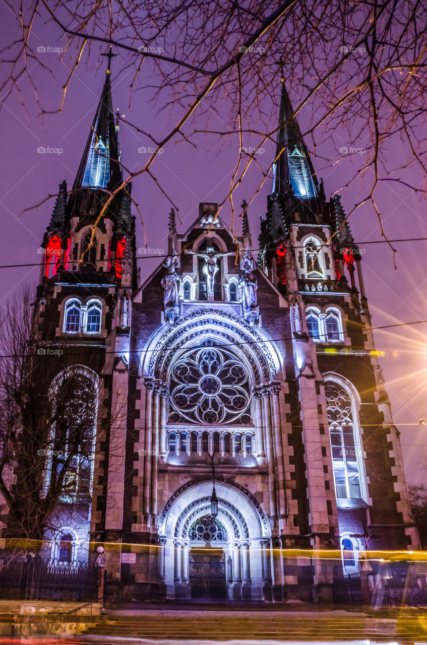 St. Olga and Elizabeth cathedral in Lviv city