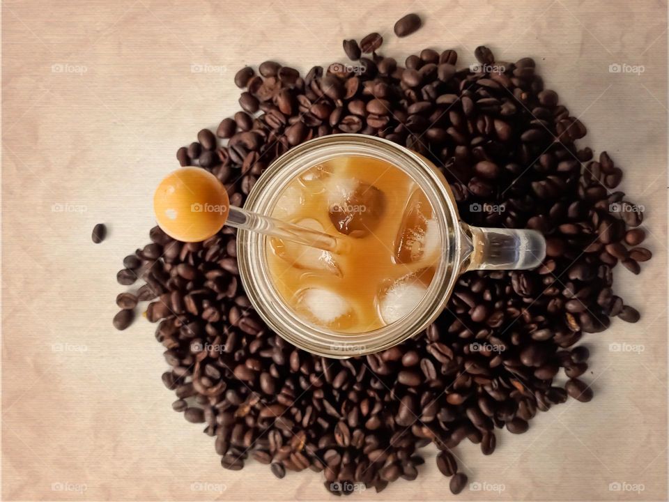 Iced coffee