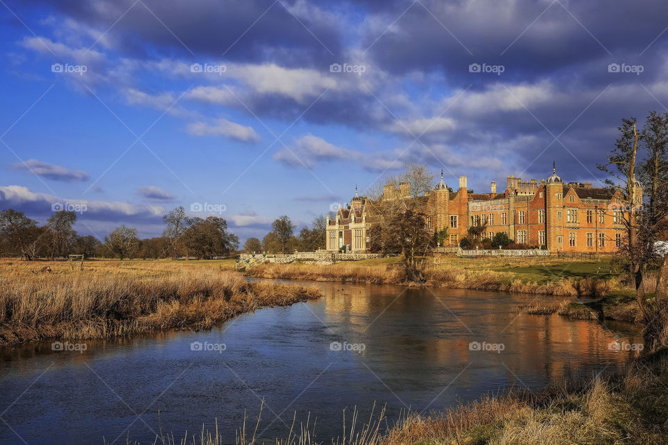 Stately home. River